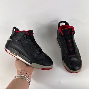 Nike Jordan Dub Zero youth kids size 5.5 Y Black Cement athletic sneakers shoes